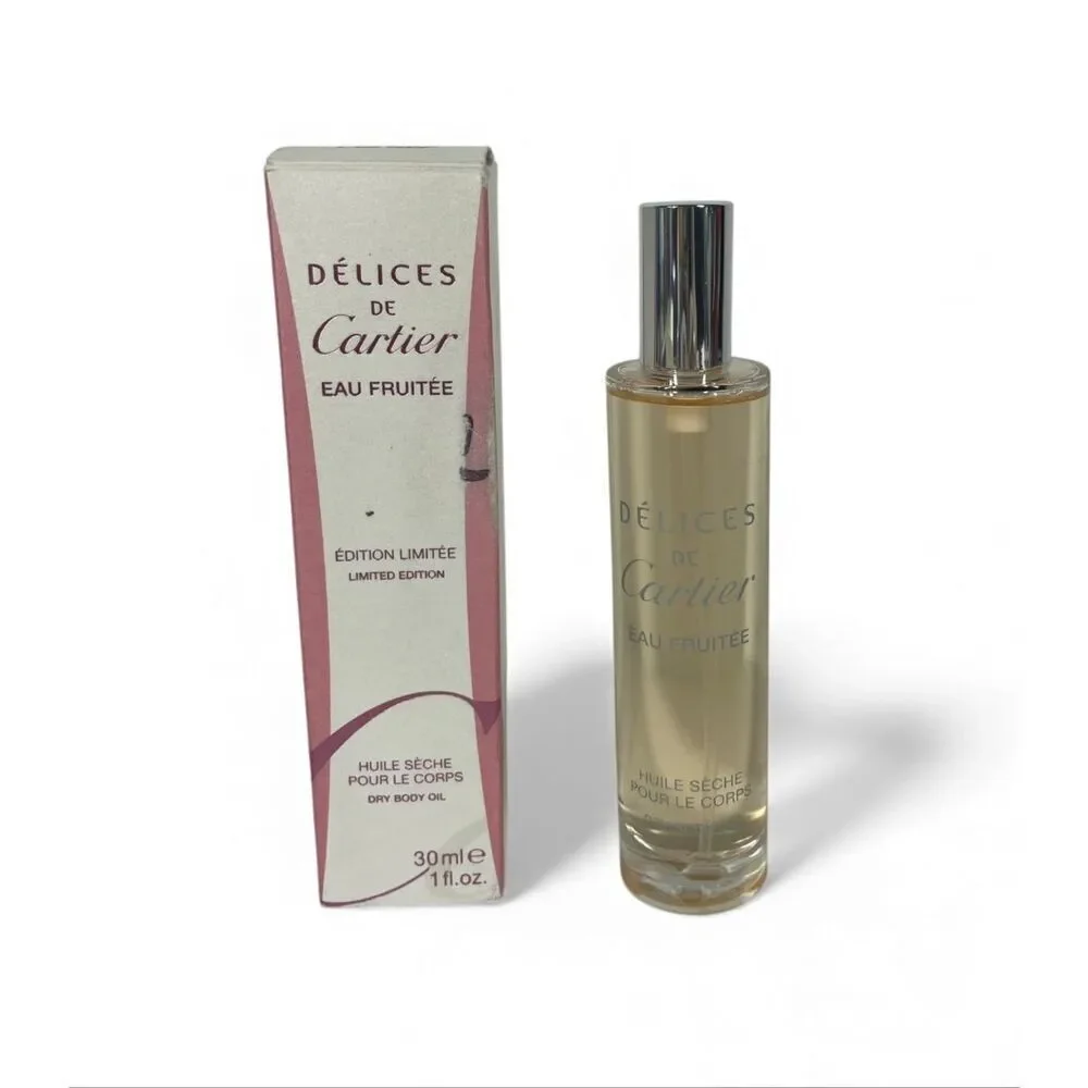 Cartier Délices Eau Fruitée Dry Body Oil 30ml Limited Edition Unused